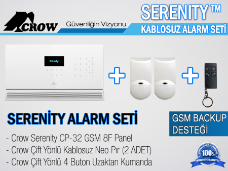 CROW SERENITY SET 2 (SERENITY GSM+2xFW2-NEO+1xFW2-RMT)