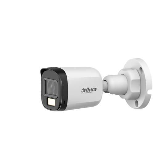 DAHUA HAC-B1A21P-U-IL-A-0360B 2Mpix 25 Mt Gece Gör., Smart Dual Light, 3,6mm Lens, Dahili Mikrofon, Bullet Kamera
