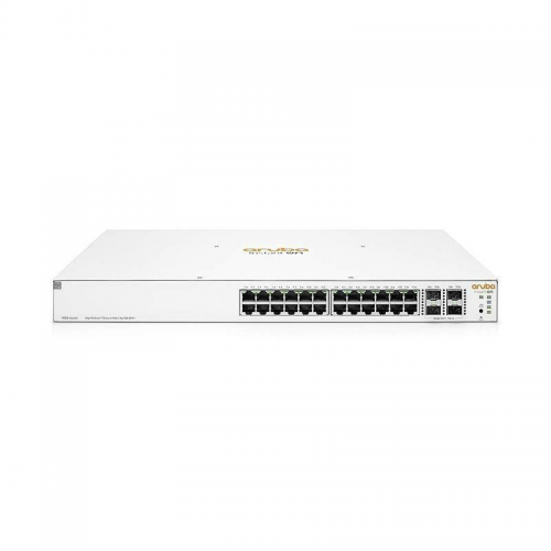 HP Aruba Instant On JL684B 1930-24G, 24Port, GigaBit, 24 Port PoE, 370W, 4 Port Gigabit SFP, Yönetilebilir, Rack Mount Switch