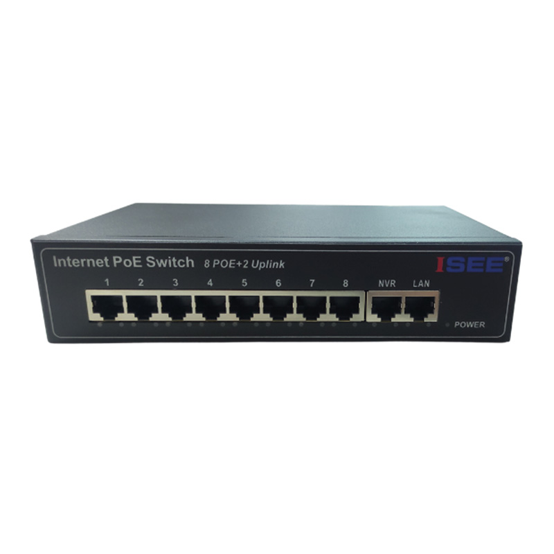 ISEE ISS-2010P 8 Port 10/100Mps PoE 2 Port Gigabit Uplink 120W Poe Switch