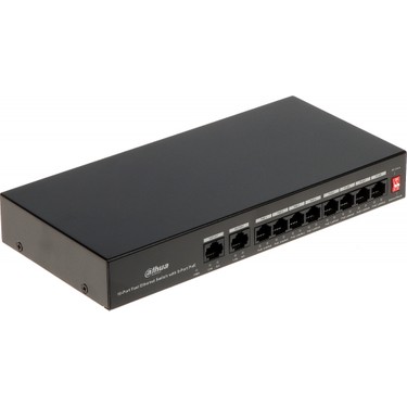 PFS3010-8ET-65 DAHUA 8 Port PoE Switch (8FE PoE + 2FE, Toplam 65W PoE)