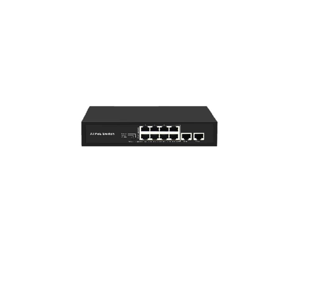 SCSI SC8AF 8*10/100M POE Portu + 2* 10/100M Uplink Portu PoE SWITCH